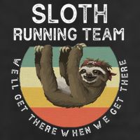 Funny Quotes Sloth Running Team Gift Gift 11oz C Handle Ceramic Mug