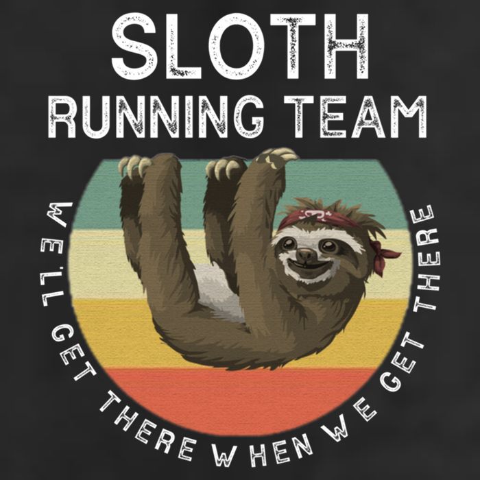 Funny Quotes Sloth Running Team Gift Gift 11oz C Handle Ceramic Mug