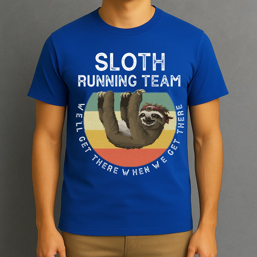 Funny Quotes Sloth Running Team Gift Gift T-Shirt