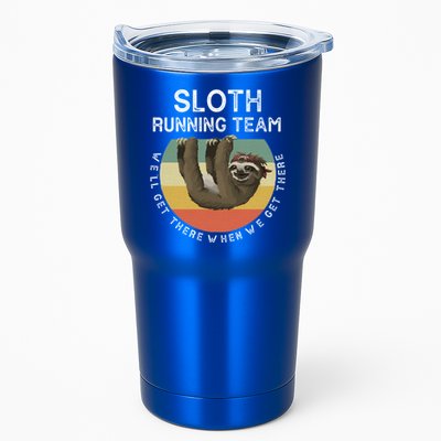 Funny Quotes Sloth Running Team Gift Gift Tumbler
