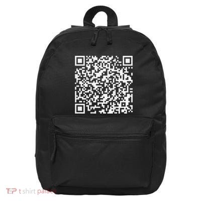 Funny Qr Scan Me 16 in Basic Backpack