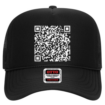 Funny Qr Scan Me Trucker Hat
