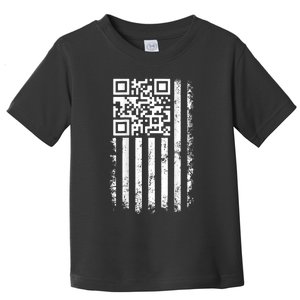 Funny Qr Scan Me President Trump 4547 Trump Dancing Code Toddler T-Shirt