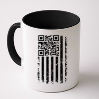 Funny Qr Scan Me President Trump 45 47 Dancing Code Flag Mug