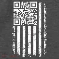 Funny Qr Scan Me President Trump 45 47 Dancing Code Flag Vector Backpack