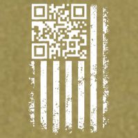 Funny Qr Scan Me President Trump 45 47 Dancing Code Flag Garment-Dyed Women's Muscle Tee