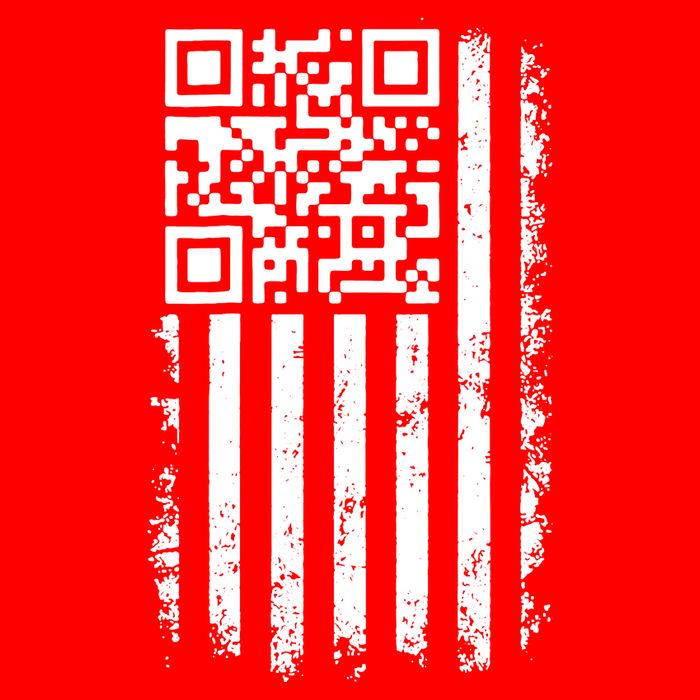 Funny Qr Scan Me President Trump 45 47 Dancing Code Flag Flatbill Hat