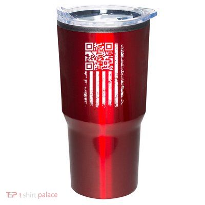 Funny Qr Scan Me President Trump 45 47 Dancing Code Flag Tumbler