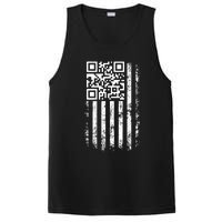 Funny Qr Scan Me President Trump 4547 Trump Dancing Code PosiCharge Competitor Tank