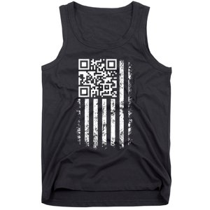 Funny Qr Scan Me President Trump 4547 Trump Dancing Code Tank Top