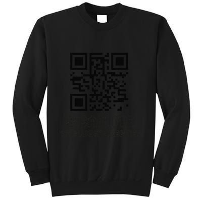 Funny Qr Scan Me Interactive Code For Humor Lovers Sweatshirt