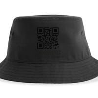 Funny Qr Scan Me Interactive Code For Humor Lovers Sustainable Bucket Hat