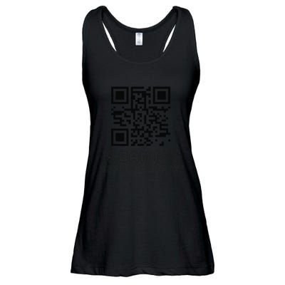 Funny Qr Scan Me Interactive Code For Humor Lovers Ladies Essential Flowy Tank