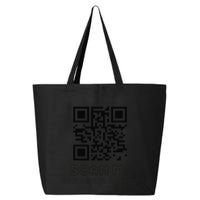 Funny Qr Scan Me Interactive Code For Humor Lovers 25L Jumbo Tote