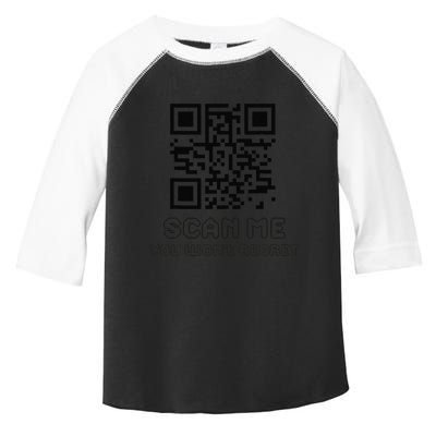 Funny Qr Scan Me Interactive Code For Humor Lovers Toddler Fine Jersey T-Shirt
