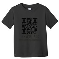 Funny Qr Scan Me Interactive Code For Humor Lovers Toddler T-Shirt