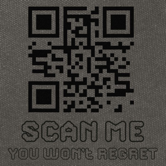 Funny Qr Scan Me Interactive Code For Humor Lovers Cotton Canvas Backpack
