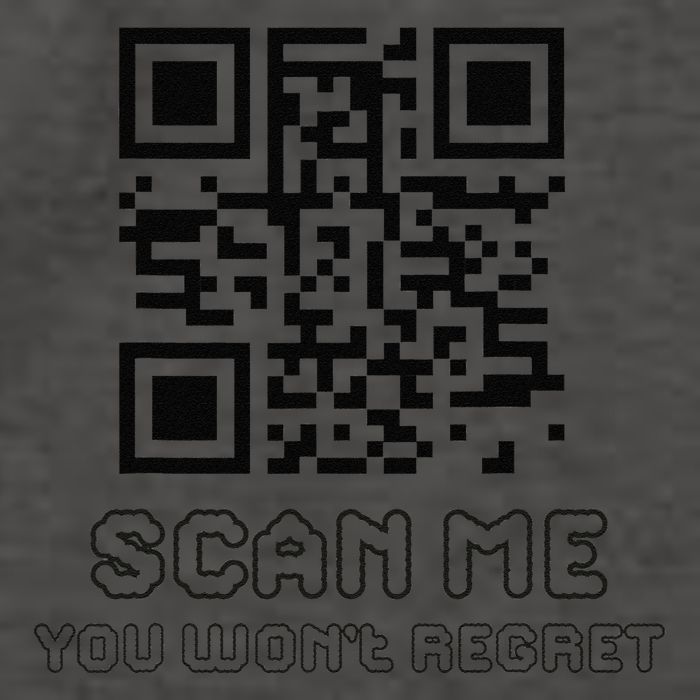 Funny Qr Scan Me Interactive Code For Humor Lovers Vector Backpack