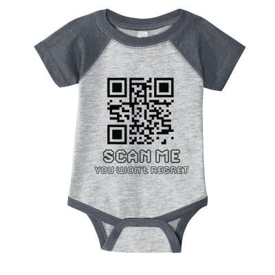 Funny Qr Scan Me Interactive Code For Humor Lovers Infant Baby Jersey Bodysuit