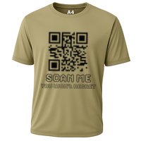 Funny Qr Scan Me Interactive Code For Humor Lovers Performance Shirt