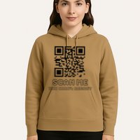 Funny Qr Scan Me Interactive Code For Humor Lovers Hoodie