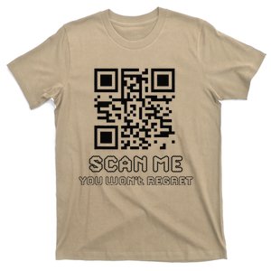 Funny Qr Scan Me Interactive Code For Humor Lovers T-Shirt