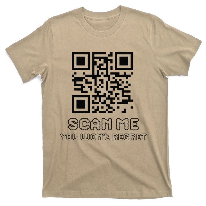 Funny Qr Scan Me Interactive Code For Humor Lovers T-Shirt