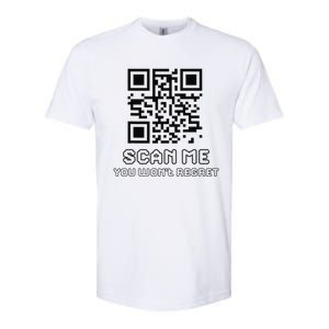 Funny Qr Scan Me Interactive Code For Humor Lovers Softstyle CVC T-Shirt