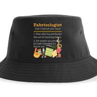 Fabricologist Quilter Sewing Quilting Sewer Needlework Sustainable Bucket Hat