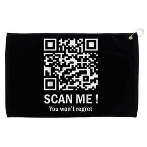 Funny Qr Scan Me President Trump 4547 Trump Dancing Code Grommeted Golf Towel