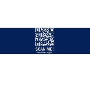 Funny Qr Scan Me President Trump 4547 Trump Dancing Code Bumper Sticker