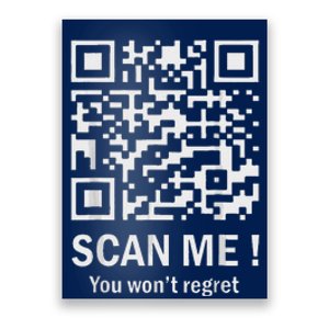 Funny Qr Scan Me President Trump 4547 Trump Dancing Code Poster