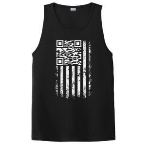 Funny Qr Scan Me President Trump 45 47 Trump Dancing Code PosiCharge Competitor Tank