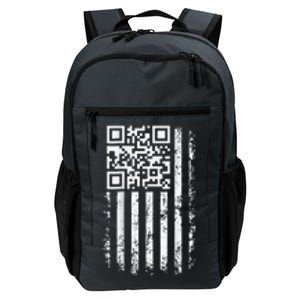 Funny Qr Scan Me President Trump 45 47 Trump Dancing Code Daily Commute Backpack