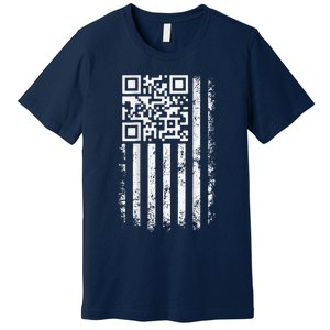 Funny Qr Scan Me President Trump 45 47 Trump Dancing Code Premium T-Shirt