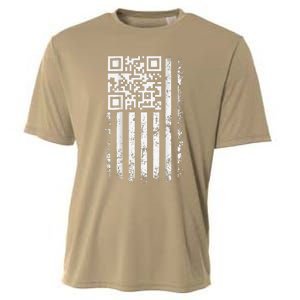 Funny Qr Scan Me President Trump 45 47 Trump Dancing Code Cooling Performance Crew T-Shirt