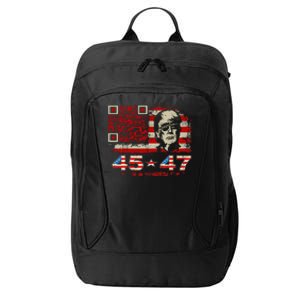 Funny Qr Scan Me President Trump 4547 Trump Dancing Code City Backpack