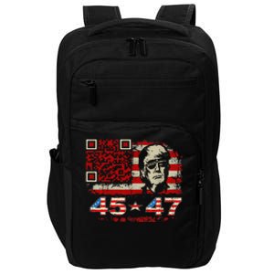 Funny Qr Scan Me President Trump 4547 Trump Dancing Code Impact Tech Backpack