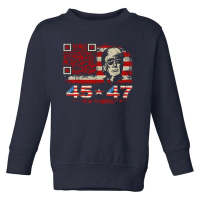 Funny Qr Scan Me President Trump 4547 Trump Dancing Code Toddler Sweatshirt