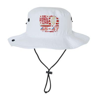 Funny Qr Scan Me President Trump 4547 Trump Dancing Code Legacy Cool Fit Booney Bucket Hat