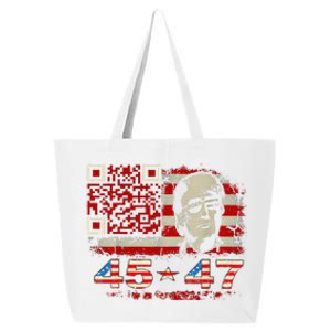 Funny Qr Scan Me President Trump 4547 Trump Dancing Code 25L Jumbo Tote