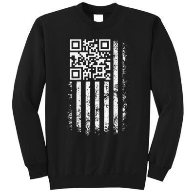 Funny Qr Scan Me President Trump 4547 Trump Dancing Code Gift Sweatshirt