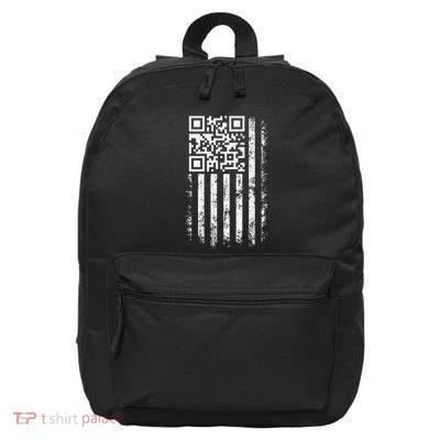 Funny Qr Scan Me President Trump 4547 Trump Dancing Code Gift 16 in Basic Backpack