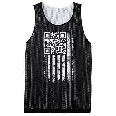 Funny Qr Scan Me President Trump 4547 Trump Dancing Code Gift Mesh Reversible Basketball Jersey Tank