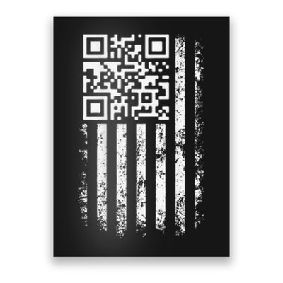 Funny Qr Scan Me President Trump 4547 Trump Dancing Code Gift Poster