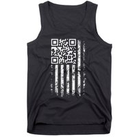 Funny Qr Scan Me President Trump 4547 Trump Dancing Code Gift Tank Top