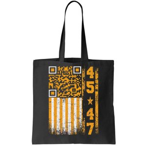 Funny Qr Scan Me President Trump 4547 Trump Dancing Code Tote Bag