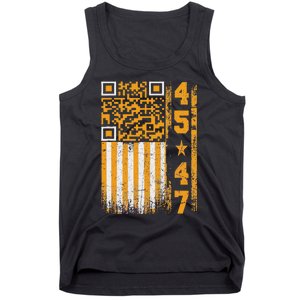 Funny Qr Scan Me President Trump 4547 Trump Dancing Code Tank Top