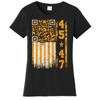 Funny Qr Scan Me President Trump 4547 Trump Dancing Code Women's T-Shirt