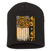 Funny Qr Scan Me President Trump 4547 Trump Dancing Code Short Acrylic Beanie